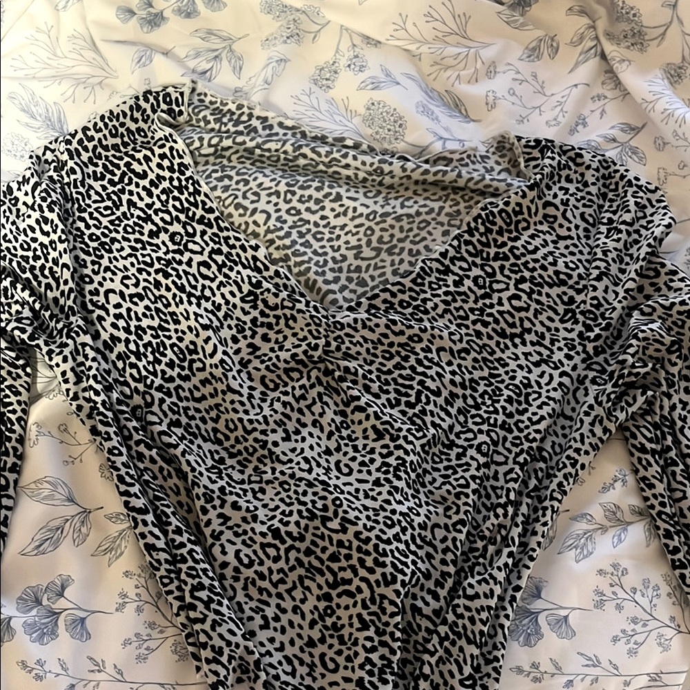 Leopard Print Women's Top